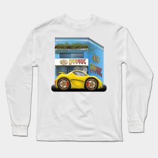 CS Cartoon Machines Sport Car And Garage V 2.5. Long Sleeve T-Shirt